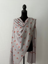 Load image into Gallery viewer, Kashmiri Sozni Embroidered 100% Pure Wool Pashmina Shawl and Wrap