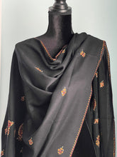 Load image into Gallery viewer, Kashmiri Sozni Embroidered 100% Pure Wool Pashmina Shawl and Wrap
