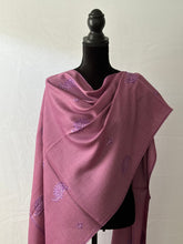 Load image into Gallery viewer, Kashmiri Sozni Embroidered 100% Pure Wool Pashmina Shawl and Wrap