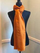 Load image into Gallery viewer, Kashmiri Pure Pashmina, Cashmere scarf, Large Shawl, handmade shawl, Pashmina wrap,Golden pashmina shawl, yellow pashmina shawl