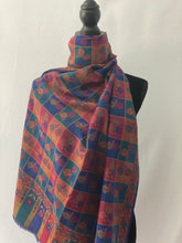 Load image into Gallery viewer, Kani Pashmina Shawl, Stole, Scarf 100% Wool - Shafis By Gazala