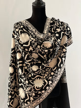 Load image into Gallery viewer, Kashmiri Aari Pashmina Shawl, Stole, Scarf 100% Wool - Shafis by Gazala