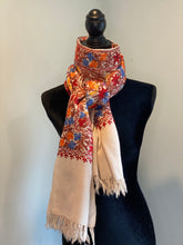 Load image into Gallery viewer, Aari Pashmina Shawl, Stole, Scarf 100% Wool - Shafis by Gazala