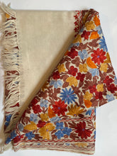 Load image into Gallery viewer, Aari Pashmina Shawl, Stole, Scarf 100% Wool - Shafis by Gazala