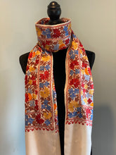 Load image into Gallery viewer, Aari Pashmina Shawl, Stole, Scarf 100% Wool - Shafis by Gazala