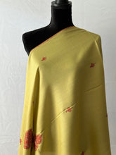 Load image into Gallery viewer, Kashmiri Sozni Embroidered 100% Pure Wool Pashmina Shawl and Wrap