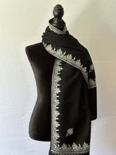 Load image into Gallery viewer, Authentic Kashmiri Tilla - Embroidered 100% Pure Wool Pashmina Shawl and Wrap