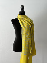 Load image into Gallery viewer, Sozni Embroidered Jali Pashmina Stole (100% Fine Wool) - embroidered Kashmiri Shawl, all over embroidery