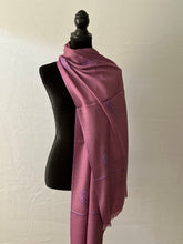 Load image into Gallery viewer, Kashmiri Sozni Embroidered 100% Pure Wool Pashmina Shawl and Wrap