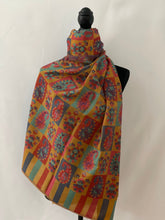Load image into Gallery viewer, Kani Pashmina Shawl, Stole, Scarf 100% Wool - Shafis By Gazala