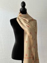 Load image into Gallery viewer, Kashmiri Sozni Embroidered 100% Pure Wool Pashmina Shawl and Wrap