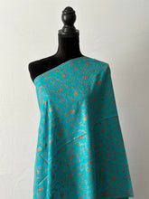 Load image into Gallery viewer, Sozni Embroidered Jali Pashmina Stole (100% Fine Wool) - embroidered Kashmiri Shawl, all over embroidery