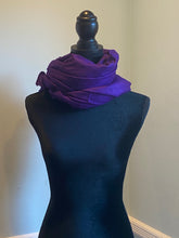 Load image into Gallery viewer, oversized Cashmere Wrap, Classic Cashmere wrap, Classic pashmina wrap, Pashmina wrap, Purple Pashmina shawl, Purple shawl, Pure Pashmina

