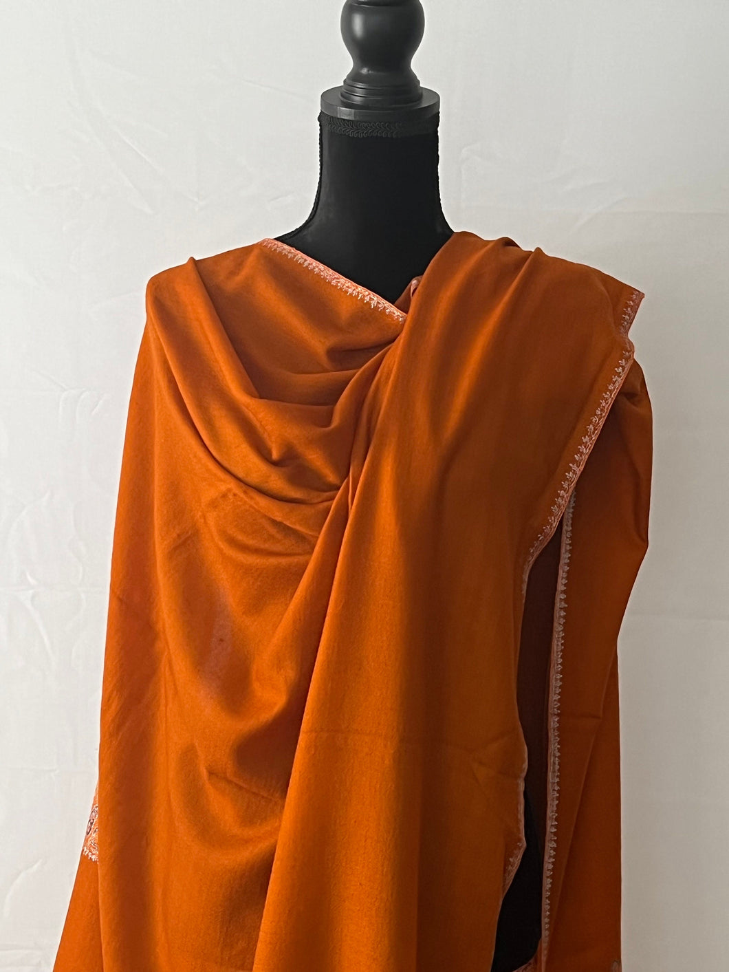Kashmiri Pure Pashmina (100% Pure Cashmere), Cashmere scarf, Large Shawl, handmade shawl, Pashmina wrap, black pashmina shawl