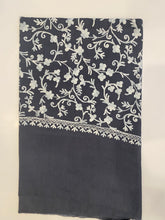 Load image into Gallery viewer, Gray Kashmiri Aari Pashmina Shawl, Stole, Scarf 100% Wool - Shafis by Gazala
